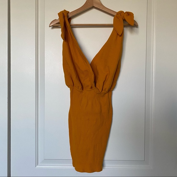 Free People Dresses & Skirts - NWT Free People Beach Mustard Mini Dress XS